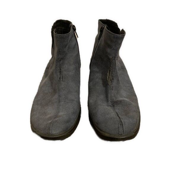 Arcopedico Luana Gray Faux Vegan Suede Low Heel Booties Boots 42 11 $135 - Picture 3 of 10